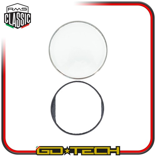 Kit vetro ghiera cromata - vetro,